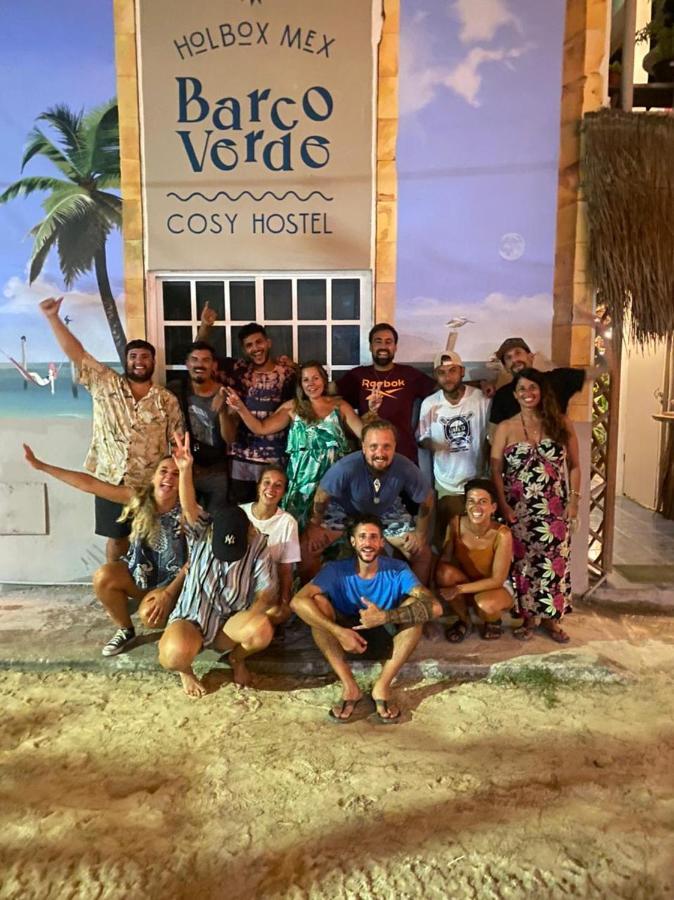Barco Verde Hostel Holbox Extérieur photo