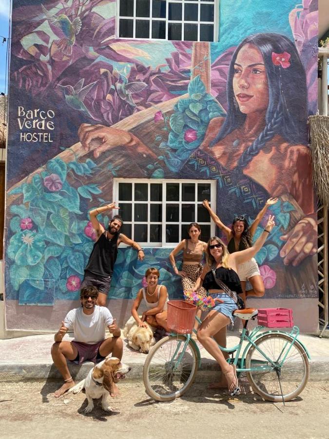 Barco Verde Hostel Holbox Extérieur photo
